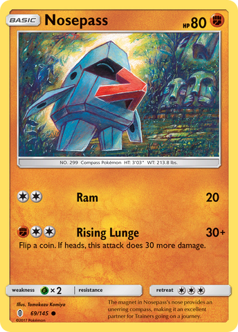 Nosepass (69/145) [Sun & Moon: Guardians Rising]