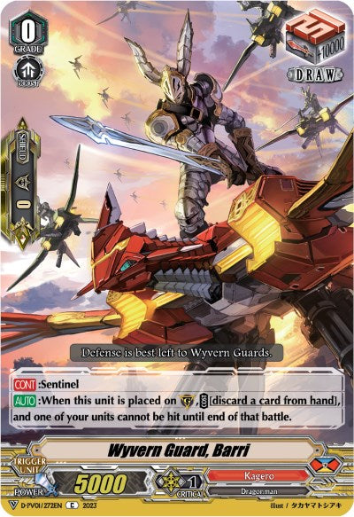 Wyvern Guard, Barri (D-PV01/272EN) [History Collection]