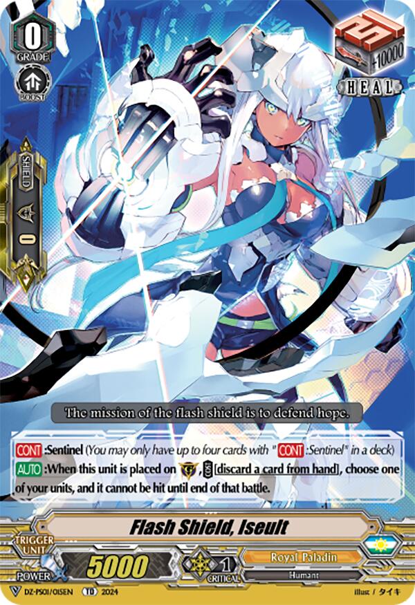 Flash Shield, Iseult (DZ-PS01/015EN) [Premium Deckset "Jewel Knight"]
