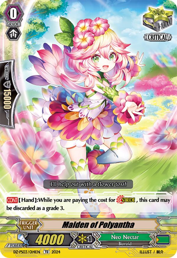 Maiden of Polyantha (DZ-PS03/014EN) [Premium Deckset "Musketeer"]