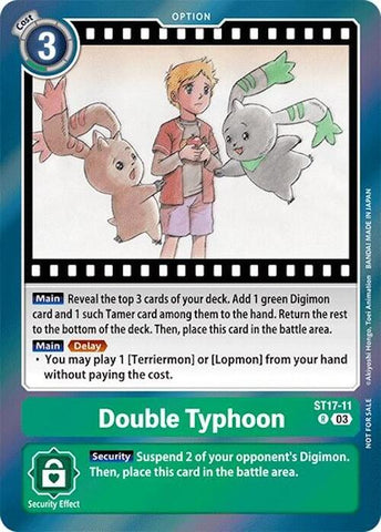 Double Typhoon [ST17-11] (Secret Crisis: Movie Memorial Pack) [Secret Crisis]