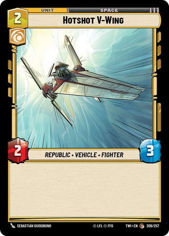 Hotshot V-Wing (209/257) (209/257) [Twilight of the Republic]