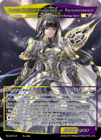 Queen Of The Eternal Eclipse, Giotto Sanstha // Giotto Sansta, Conqueror Of Protopaterpolis (TEU-007 JR) [Timeless Eclipse of the Underworld]