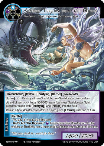 Scybdis, Terrors from the Depths (TEU-079 MR) [Timeless Eclipse of the Underworld]