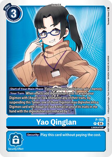 Yao Qinglan [P-168] (Store Tournament 2025 Vo.1 Participation Pack) [Promotional Cards]