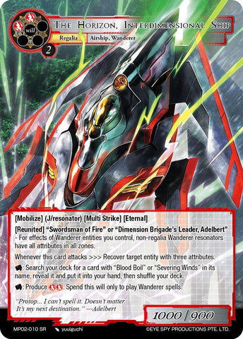 The Horizon, Interdimensional Ship (MP02-010 SR) [Masterpiece Collection 02 "Fates Reunited!"]