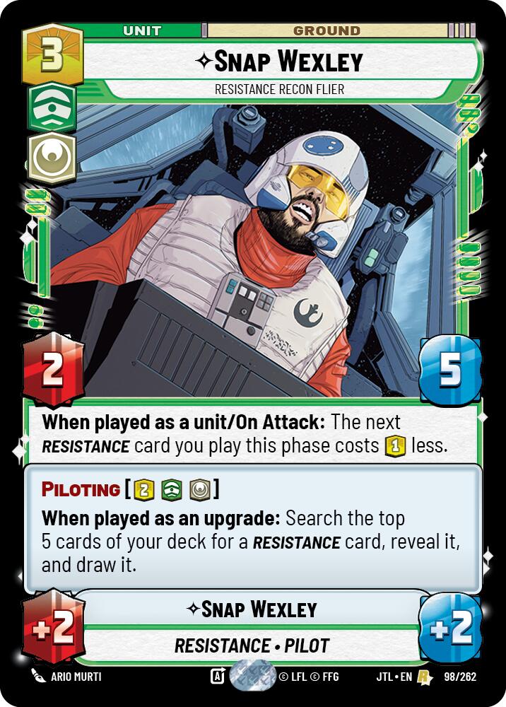 Snap Wexley - Resistance Recon Flier (098/262) (098/257) [Jump to Lightspeed]