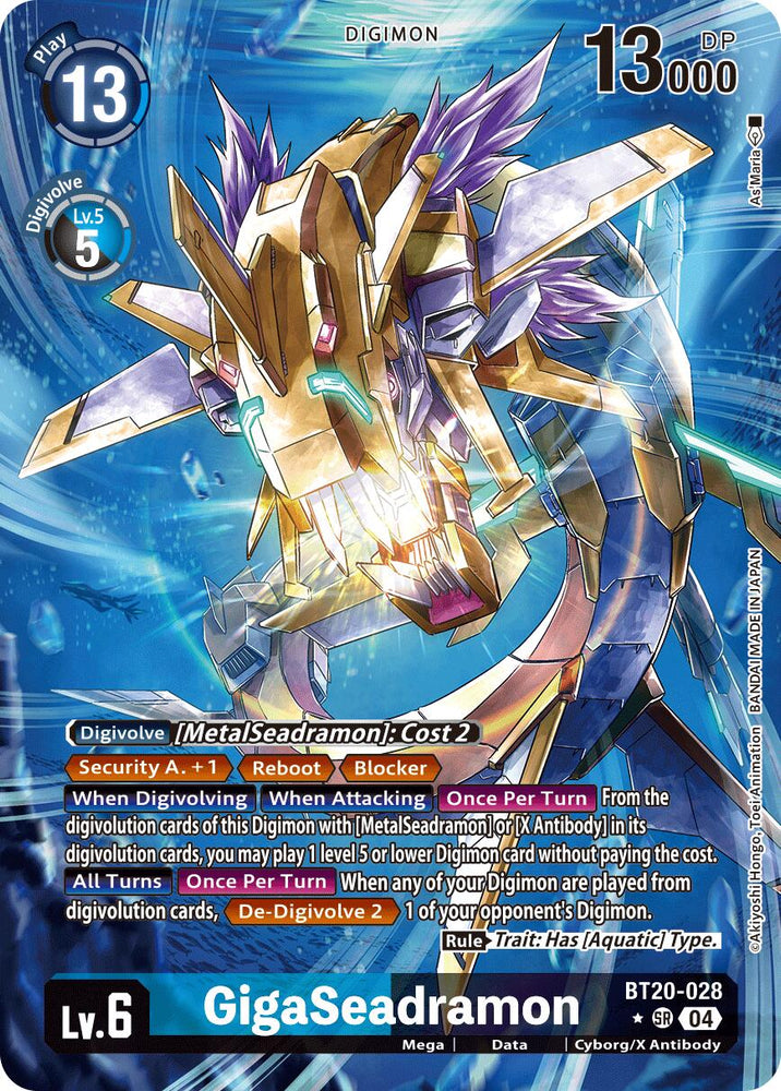 GigaSeadramon [BT20-028] (Alternate Art) [Release Special Booster Ver.2.5]