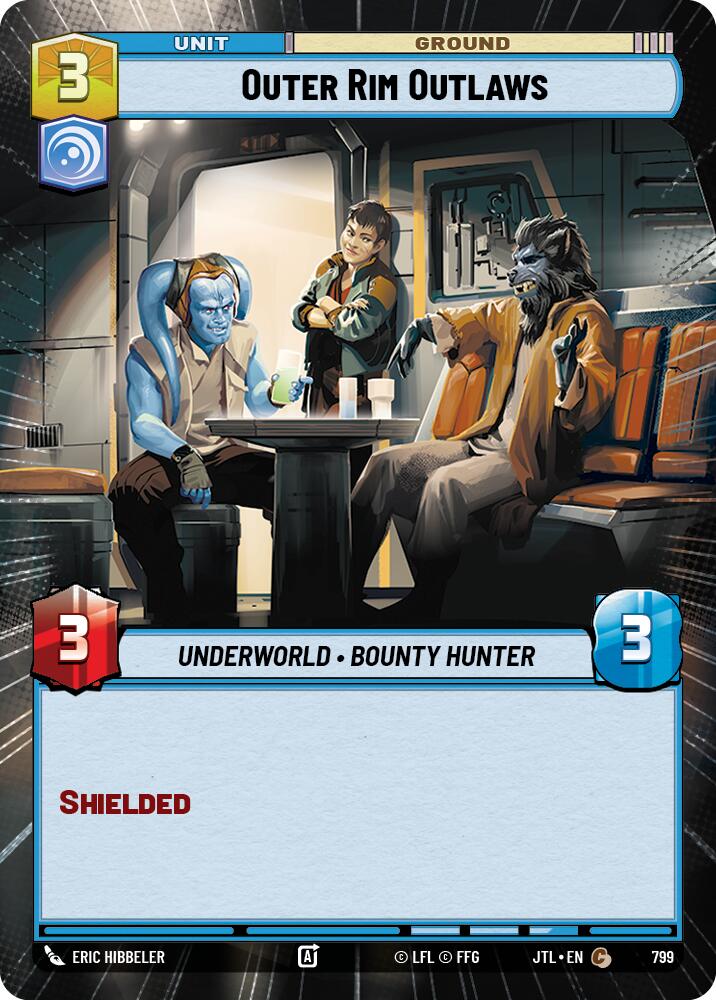 Outer Rim Outlaws (799) (Hyperspace Foil) (799) [Jump to Lightspeed]