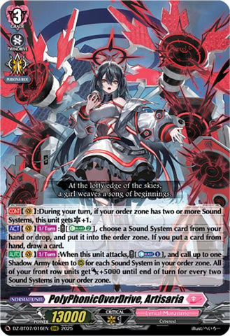 PolyPhonicOverDrive, Artisaria (DZ-BT07/016EN) [Moon Fangs & Cerulean Blaze]