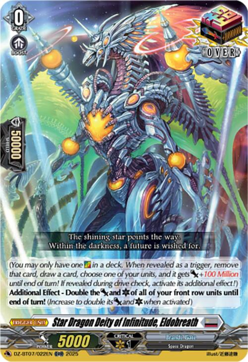 Star Dragon Deity of Infinitude, Eldobreath (DZ-BT07/022EN) [Moon Fangs & Cerulean Blaze]