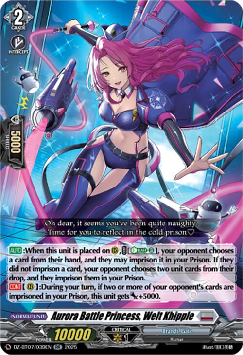 Aurora Battle Princess, Welt Khipple (DZ-BT07/039EN) [Moon Fangs & Cerulean Blaze]