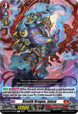 Stealth Dragon, Jainzo (DZ-BT07/097EN) [Moon Fangs & Cerulean Blaze]