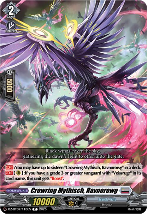Crowring Mythisch, Ravnorowg (DZ-BT07/116EN) [Moon Fangs & Cerulean Blaze]