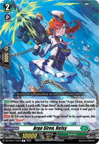 Argo Siren, Refsy (DZ-BT07/134EN) [Moon Fangs & Cerulean Blaze]
