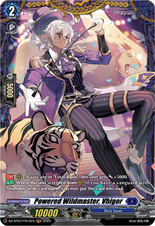 Powered Wildmaster, Vhigor (DZ-BT07/FR13EN) [Moon Fangs & Cerulean Blaze]