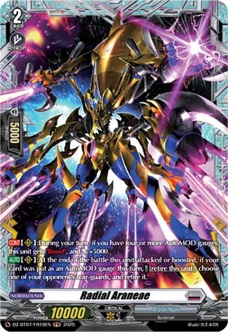 Radial Araneae (DZ-BT07/FR19EN) [Moon Fangs & Cerulean Blaze]