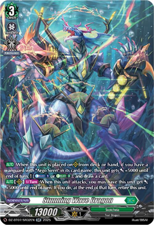 Stunning Wave Dragon (DZ-BT07/SR32EN) [Moon Fangs & Cerulean Blaze]