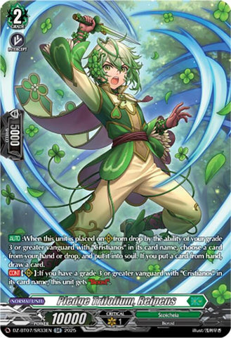 Pledge Trifolium, Reipens (DZ-BT07/SR33EN) [Moon Fangs & Cerulean Blaze]