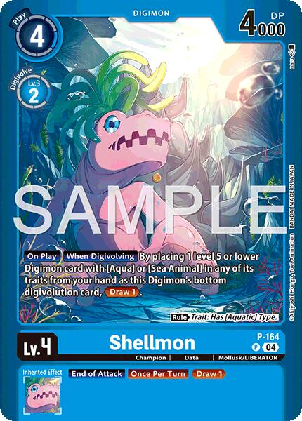 Shellmon [P-164] (Limited Card Pack -Billion Bullet-) [Limited Card Pack -Billion Bullet-]