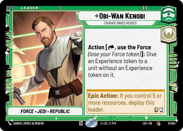 Obi-Wan Kenobi - Courage Makes Heroes (008/264) (008/264) [Legends of the Force]