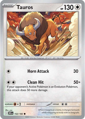 Tauros (152/182) [Scarlet & Violet: Destined Rivals]