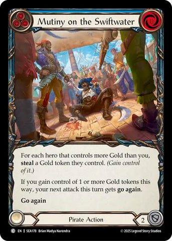 Mutiny on the Swiftwater [SEA178] (High Seas)  Rainbow Foil