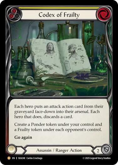 Codex of Frailty [SEA248] (High Seas)  Rainbow Foil