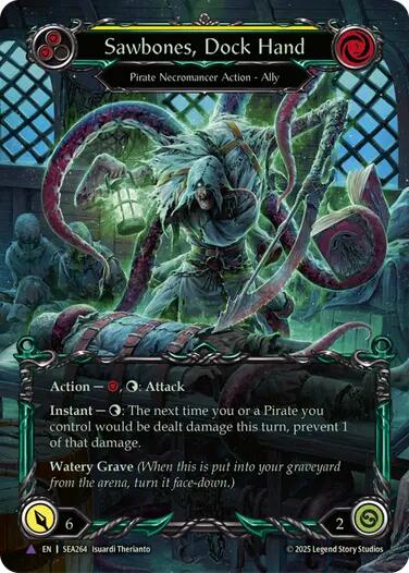 Sawbones, Dock Hand [SEA264] (High Seas)  Cold Foil