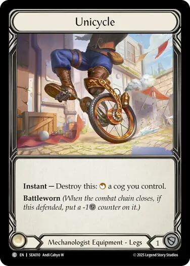 Unicycle (Treasure) [SEA010] (High Seas)  Cold Foil