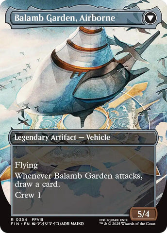 Balamb Garden, SeeD Academy // Balamb Garden, Airborne (Borderless) [FINAL FANTASY]