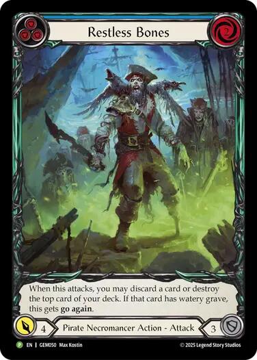 Restless Bones (Blue) [GEM050] (GEM Pack 2)