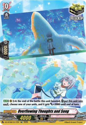 Overflowing Thoughts and Song (DZ-BT08/EX17EN) [DZ-BT08: Knights 0f Rebirth]