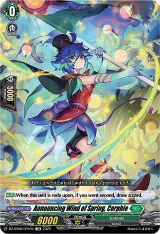Announcing Wind of Spring, Corphie (DZ-SS06/004EN) [DZ-SS06: Master Deckset -Urara Haneyama-]