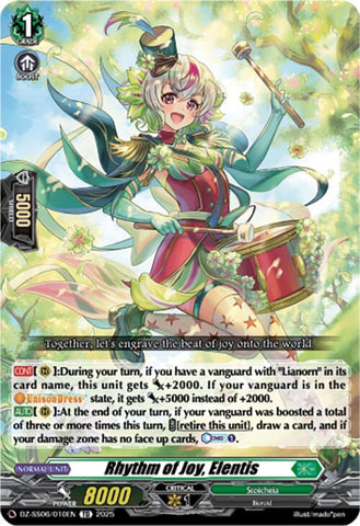 Rhythm of Joy, Elentis (DZ-SS06/010EN) [DZ-SS06: Master Deckset -Urara Haneyama-]