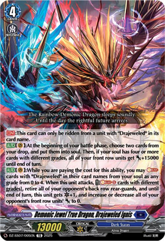 Demonic Jewel True Dragon, Drajeweled Ignis (DZ-SS07/005EN) [DZ-SS07: Master Deckset -Michiru Hazama-]