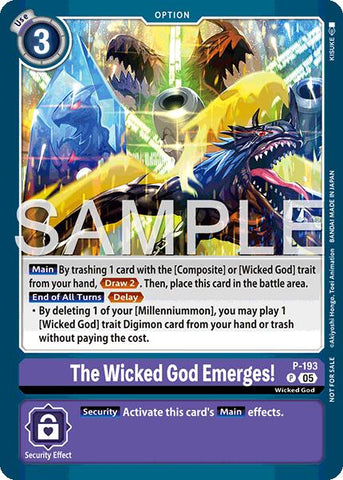 The Wicked God Emerges! [P-193] (Store Tournament 2025 Vol.3 Participation Pack) [Promotion Cards]