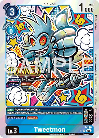 Tweetmon [P-190] (Store Tournament 2025 Vol.3 Winner Pack) [Promotion Cards]