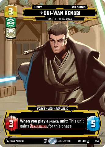 Obi-Wan Kenobi - Protective Padawan (1050) (Prestige) (1050) [Legends of the Force]