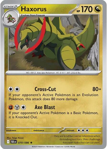 Haxorus (070/086) [Scarlet & Violet: Black Bolt]