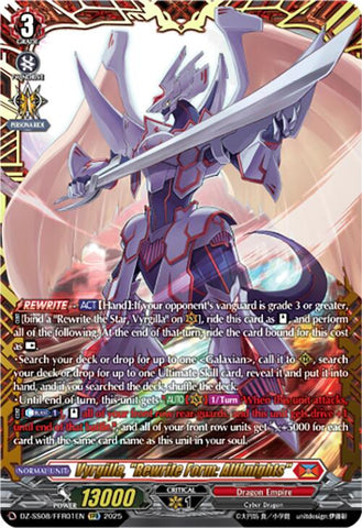 Vyrgilla, "Rewrite Form: Alfknights" (DZ-SS08/FFR01EN) [DZ-SS08: Festival Booster 2025]