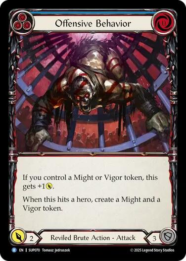 Offensive Behavior [SUP070] (Super Slam)  Rainbow Foil