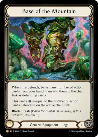 Base of the Mountain [MPG113] (Mastery Pack Guardian)  Rainbow Foil