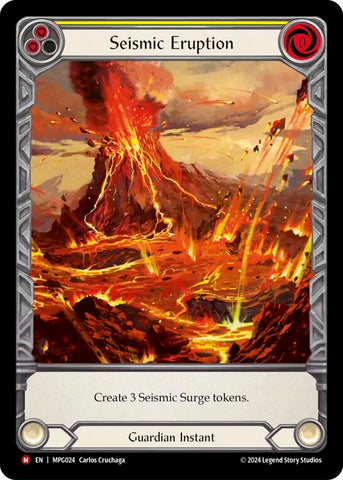 Seismic Eruption (Extended Art) [MPG024] (Mastery Pack Guardian)  Rainbow Foil