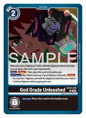God Grade Unleashed [EX10-070] [Sinister Order]