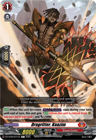 Dragritter, Kaazim (DZ-BT09/071EN) [Super Brave Detonation]