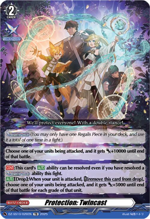 Protection: Twincast (DZ-SS10/020EN) [DZ-SS10: Shiki Otei Start Deck]