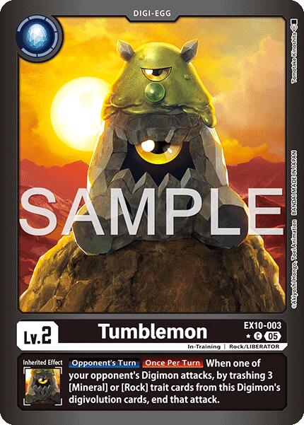 Tumblemon [EX10-003] (Limited Foil) [Sinister Order]