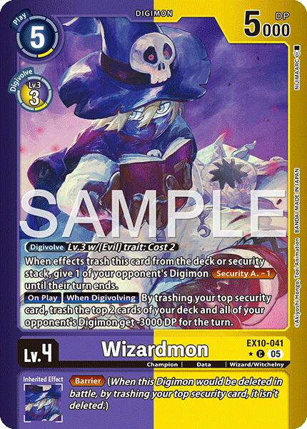 Wizardmon [EX10-041] (Limited Foil) [Sinister Order]
