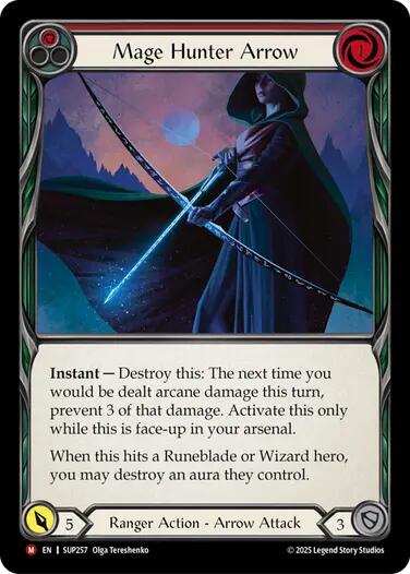 Mage Hunter Arrow [SUP257] (Super Slam)  Rainbow Foil